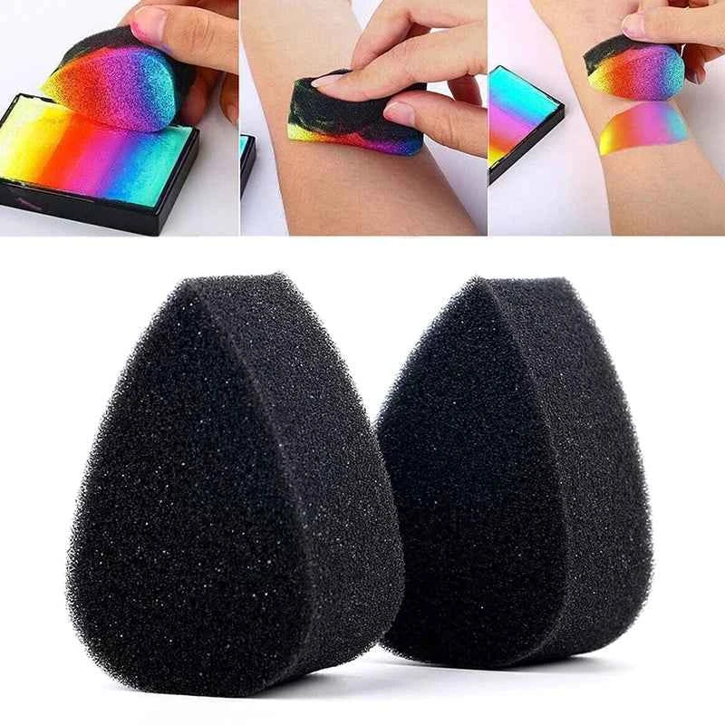 10/50PCS Face Paint Sponges Petal Sponge Foam Painting Craft Set Drawing Body Painting