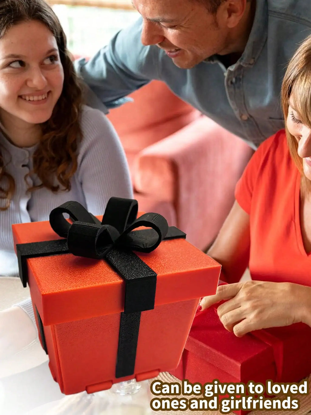 Surprise Gift Box with Prank Realistic Faux Feces Gift Box Orange & Design Perfect Funny Novelty Surprise Gift Box Prank Props - Big Tim's Magic Emporium