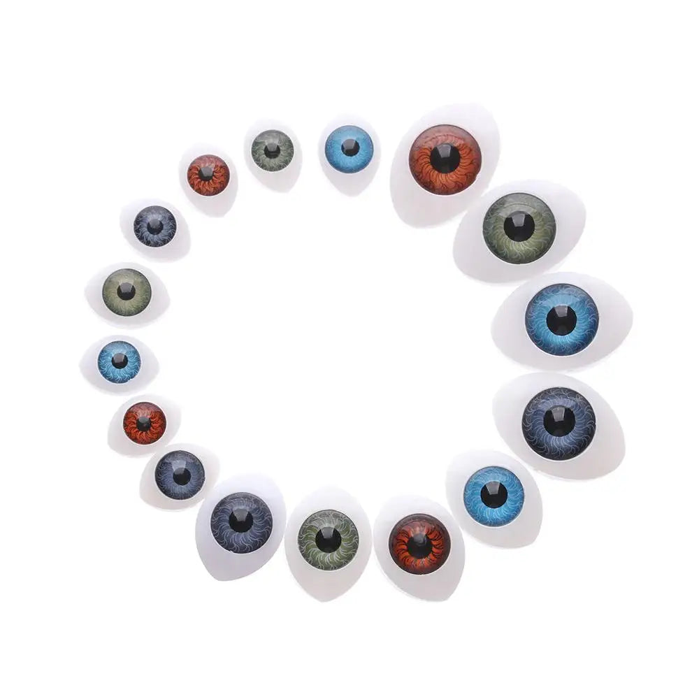 20pcs Puppet Making Dinosaur Eyes Funny Plastic Doll Safety Eyes For Animal Toy DIY Craft Accessories - Big Tim's Magic Emporium