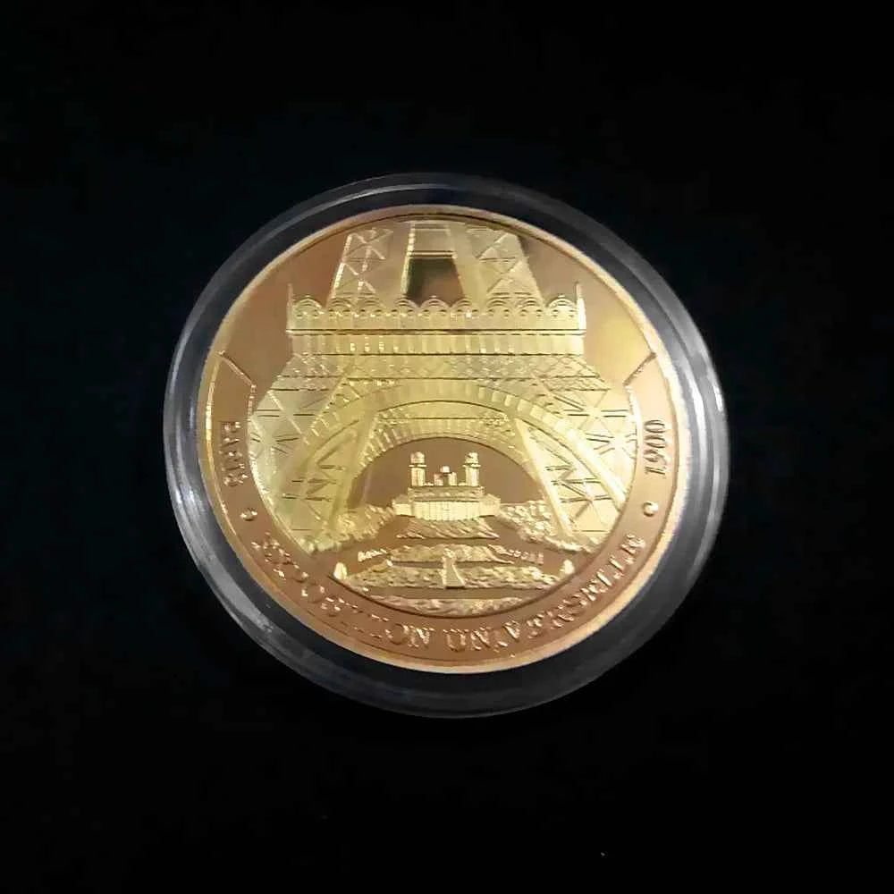 Paris Eiffel Tower Coin Collection Travel Collection Commemorative Coins Commemorative Coins Non-currency