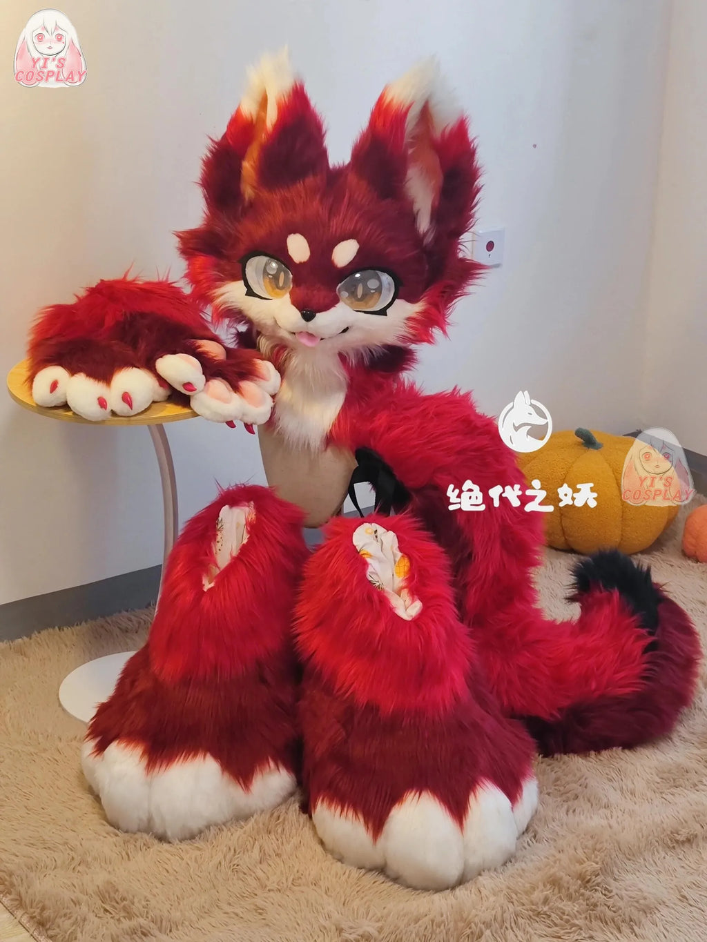 Furry Head Cosplay Kemono Fursuit Handmade Customized Fursuit Kemono Head Role Play Furry Custom Headsets Beast - Big Tim's Magic Emporium