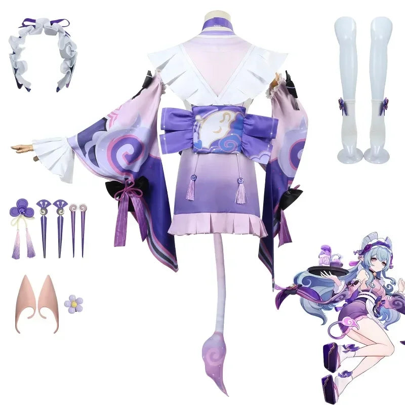 Mizuki Cosplay Costume Set | Fantasy Game Uniform with Wig for Women - Big Tim's Magic Emporium