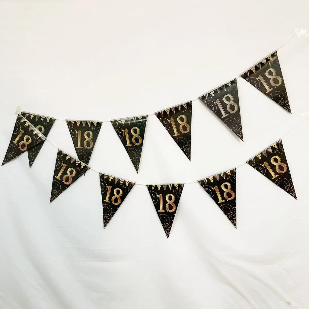 16th 60th 50 Year Happy Birthday Party Decoration Banners Supplies
