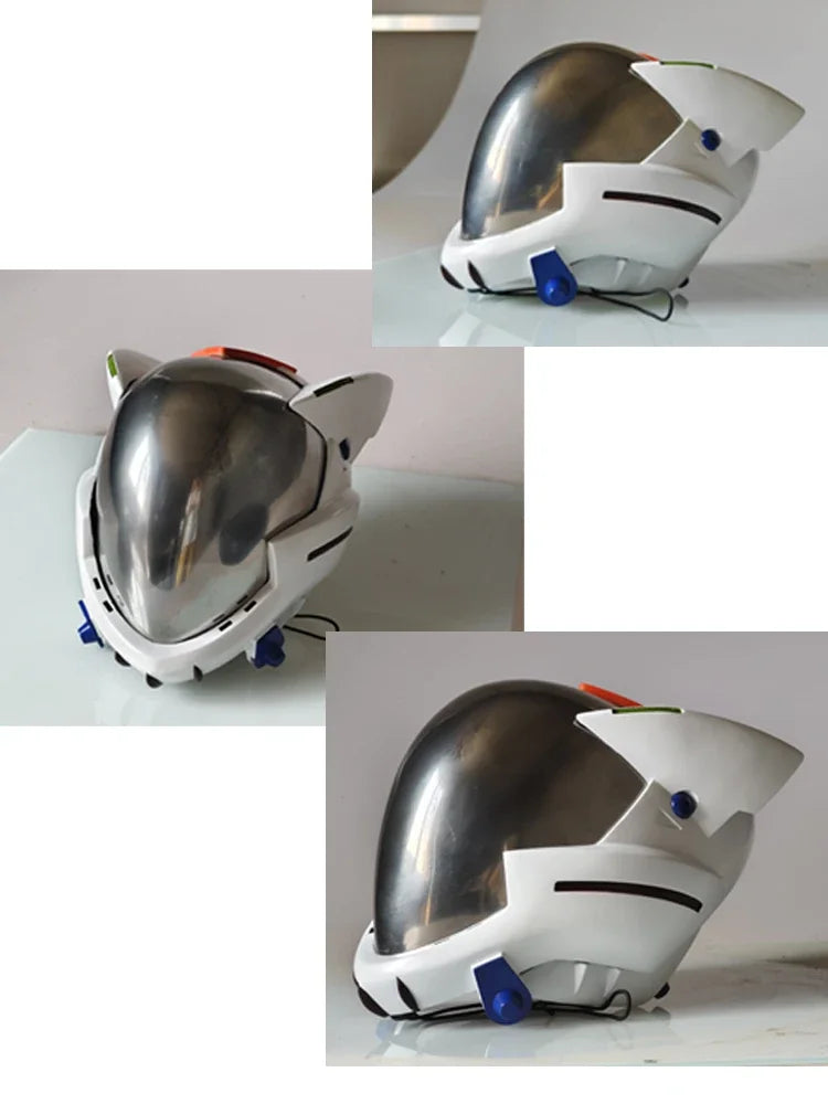For Women Men Cos Masks Asuka Cos Langley Soryu Cosplay Helmet Anime Game Punk Makinami Illustrious Accessories Party Props Mask - Big Tim's Magic Emporium