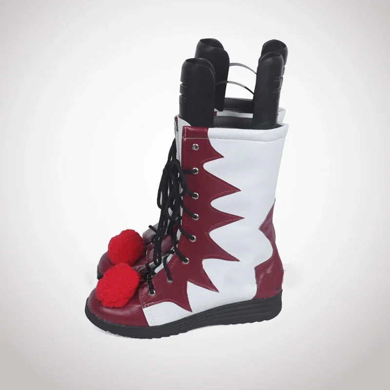 Stephen King's It Pennywise Shoes Mask Cosplay Scary Clown Boots Men Custom Halloween Christmas Costumes Accessories Party - Big Tim's Magic Emporium