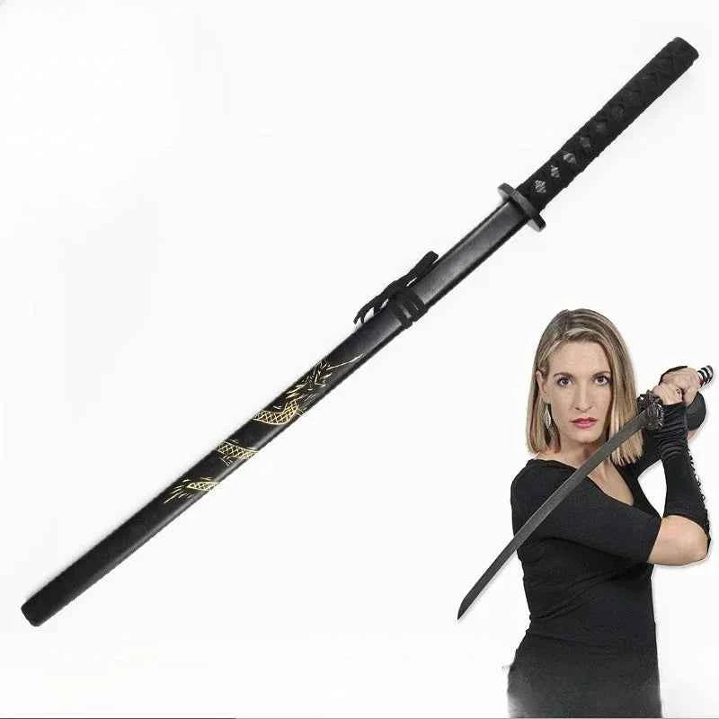 Wooden Knife Cos Animation Performance Practice Stage Prop Performance 100cm