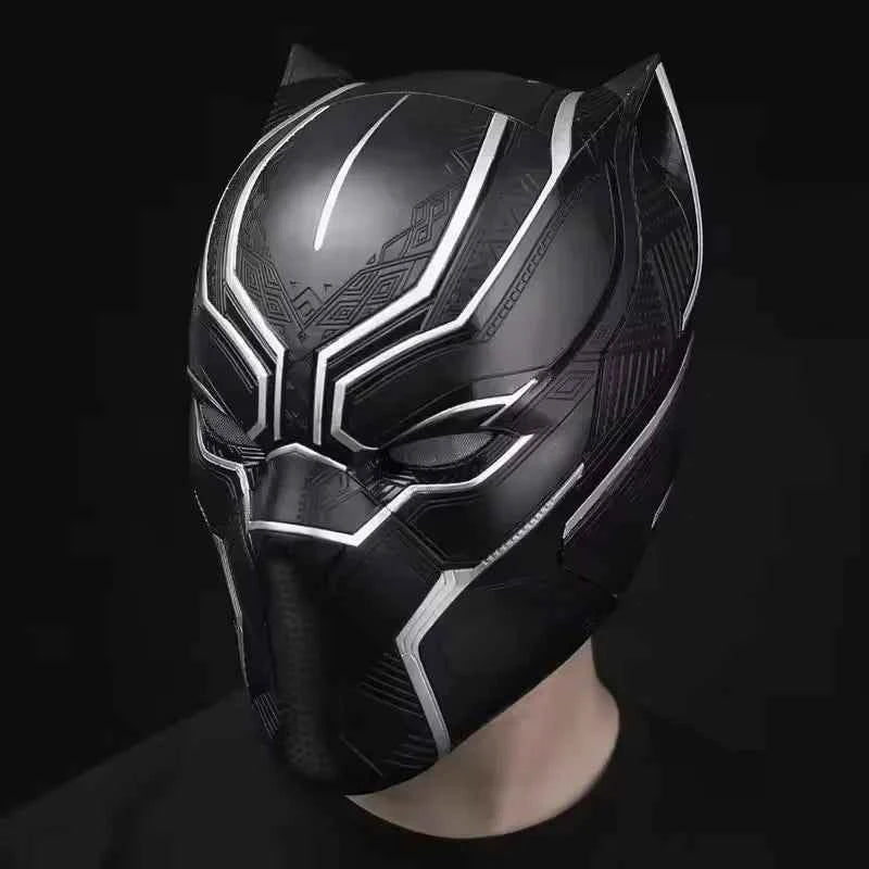 Cosplay Movie Helmet Movie Props Live Black Panther Mask Christmas Roleplaying Mask Silicone Realistic Mask Cosplay Panther Mask