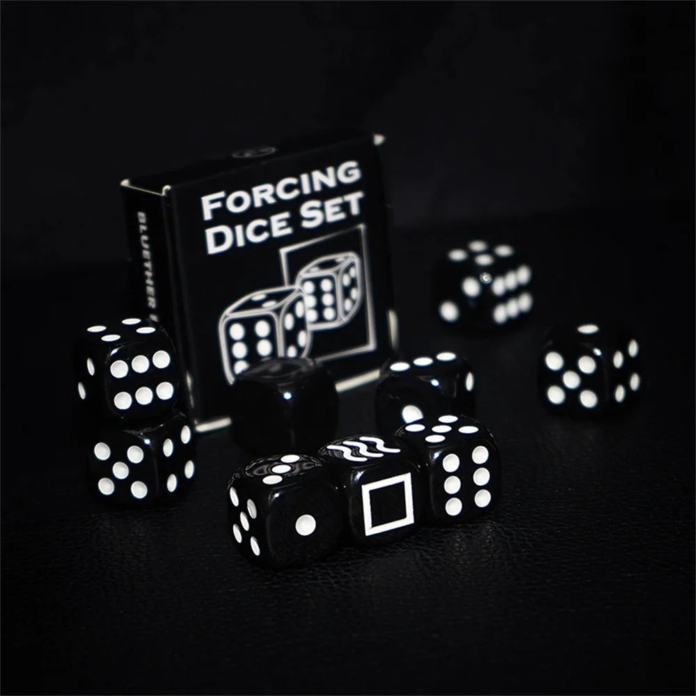 Forcing Dice Set (White ,No Instructions) Magic Tricks Close Up Parlor Illusions Gimmicks Mentalism Props Force a Number Magia - Big Tim's Magic Emporium