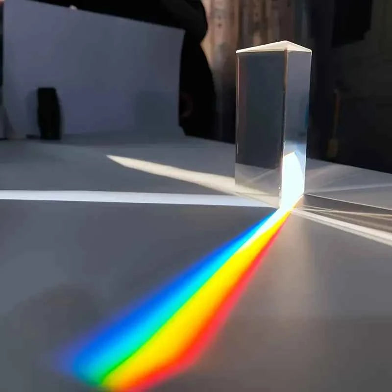 Optical Refraction Right Angle Triangular Prism Triangular Strip Photography Props Optical Physics Teaching Experimental GIFT