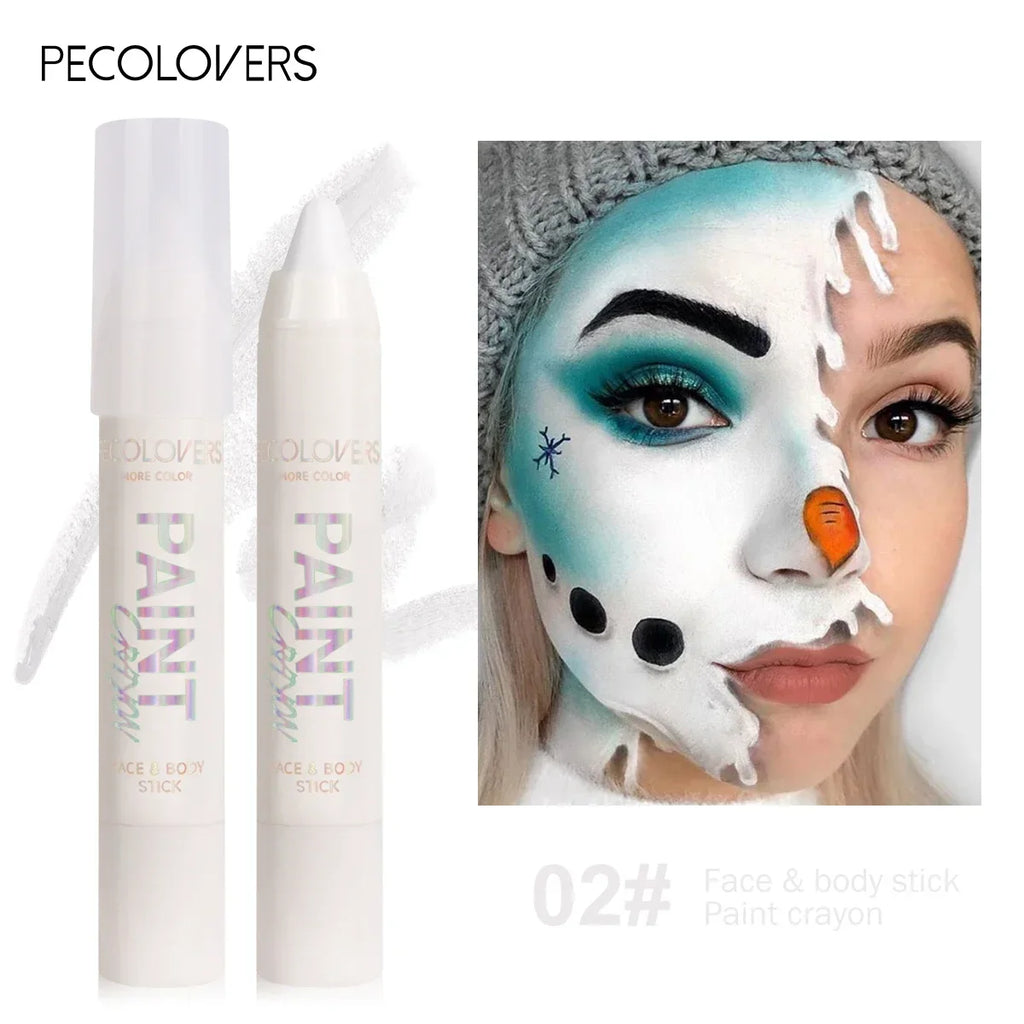 1PC Face and Body Paint Sticks - Sweatproof,  Long-lasting, Matte Finish, Multi-color Suitable for Parties