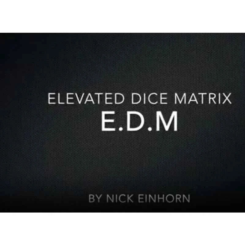 Elevated Dice Matrix Magic Trick (Blue or Red) Close Up Magic Tricks Illusion Magic Props Card Toys Gimmick Magician Funny Games