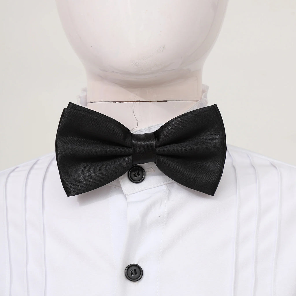 Halloween Magician Costume Accessories Bowler Hat Gloves Satin Bow Tie Ribbon Roses And Magic Wand Props for Masquerade Party - Big Tim's Magic Emporium