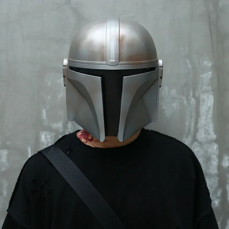 Movie Boba Fett Cosplay Mask Helmets PVC Masks Props Halloween Mask for Face with Eye Shield Anime Robot Full Masks Boba Fett - Big Tim's Magic Emporium