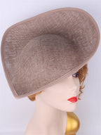 30cm Teardrop Sinamay Fascinator Base DIY Millinery Headpiece Cocktail Hat Mold