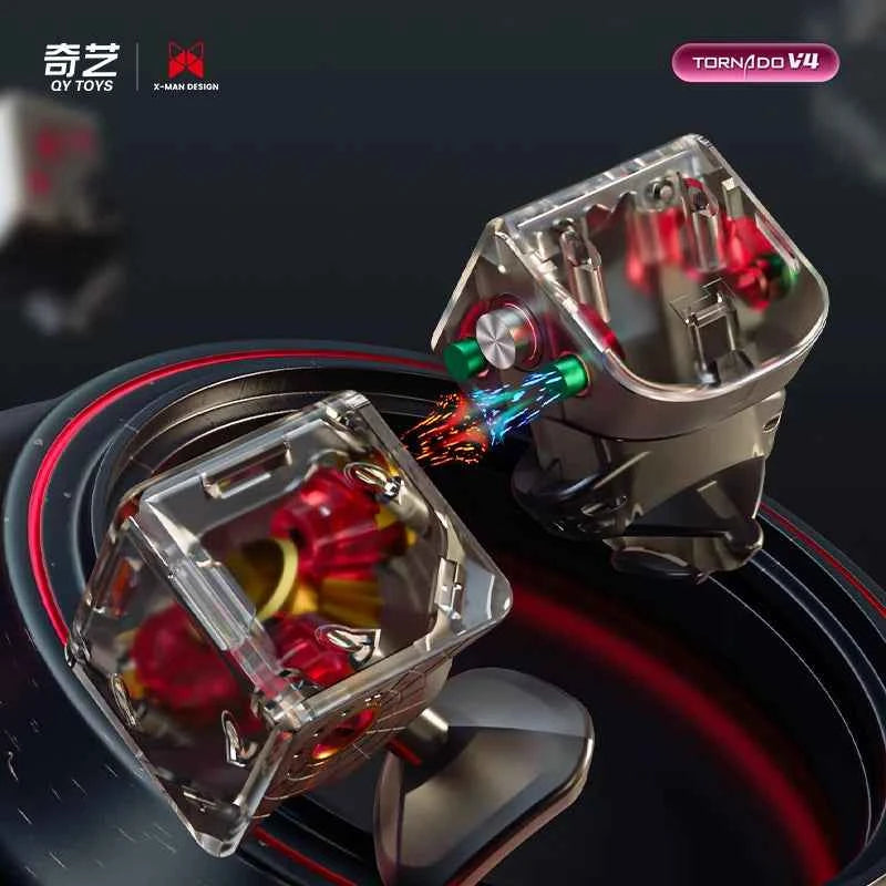 [JudyCube] Qiyi X-Man Tornado V4M Pioneer UV Version Magnetic Magic Speed Cube  Qiyi XMD Tornado V4 M Flagship 3x3x3