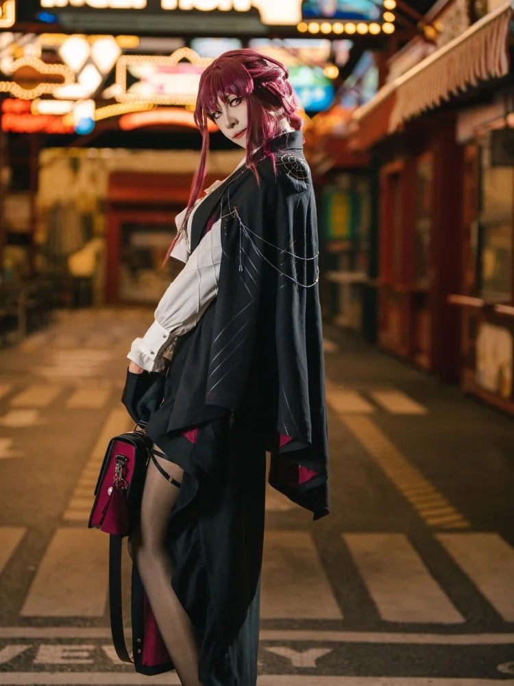 Kafka Game Honkai: Star Rail Jackets Official MiHoYo Theme Cosplay Costume Cloak Trench Unisex Hallowmas Fans Gifts - Big Tim's Magic Emporium