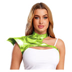 Metallic Gothic Armor Shoulder Shrug Steampunk Pauldron Collar Stage Costume
