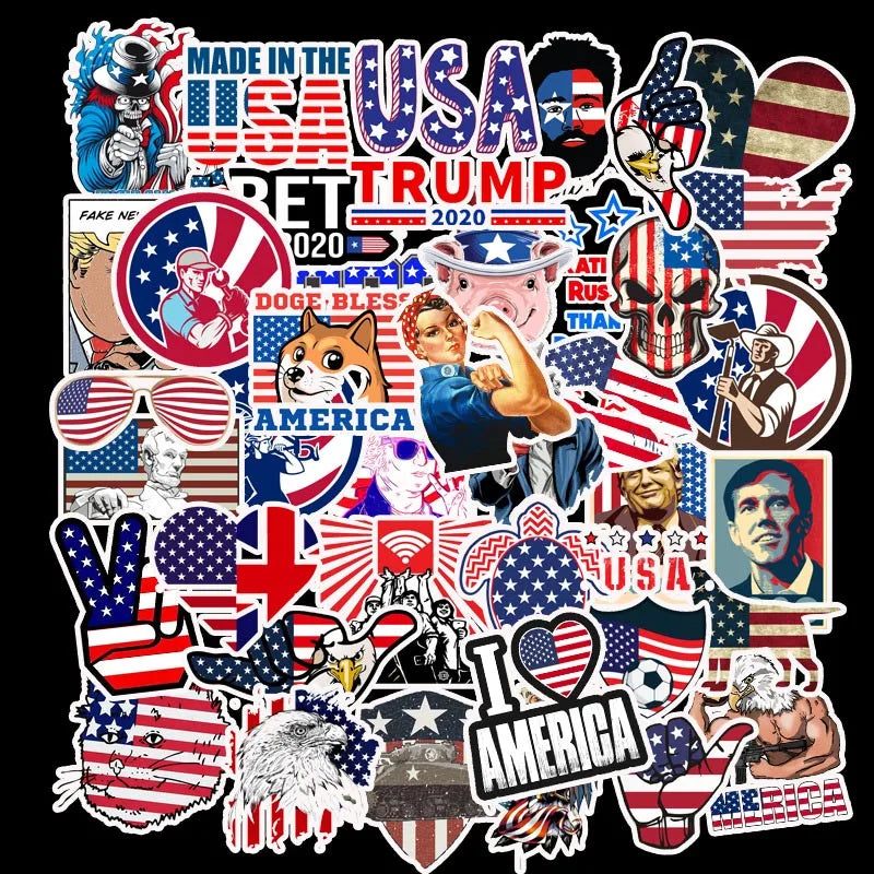 American Party Decorations Independence Day Supplies Banner Balloons Plates For USA 4th Of July Patriotic Theme Party Supplies