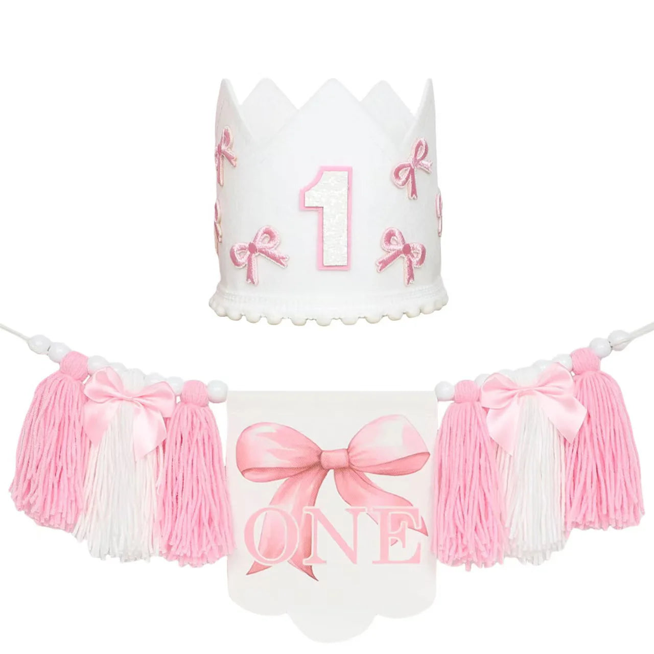 Baby Boy Girls First 1st Birthday Party Decorations Backdrop Wall Hangings Decorative for Kids Bedroom Nursery Wall Decor