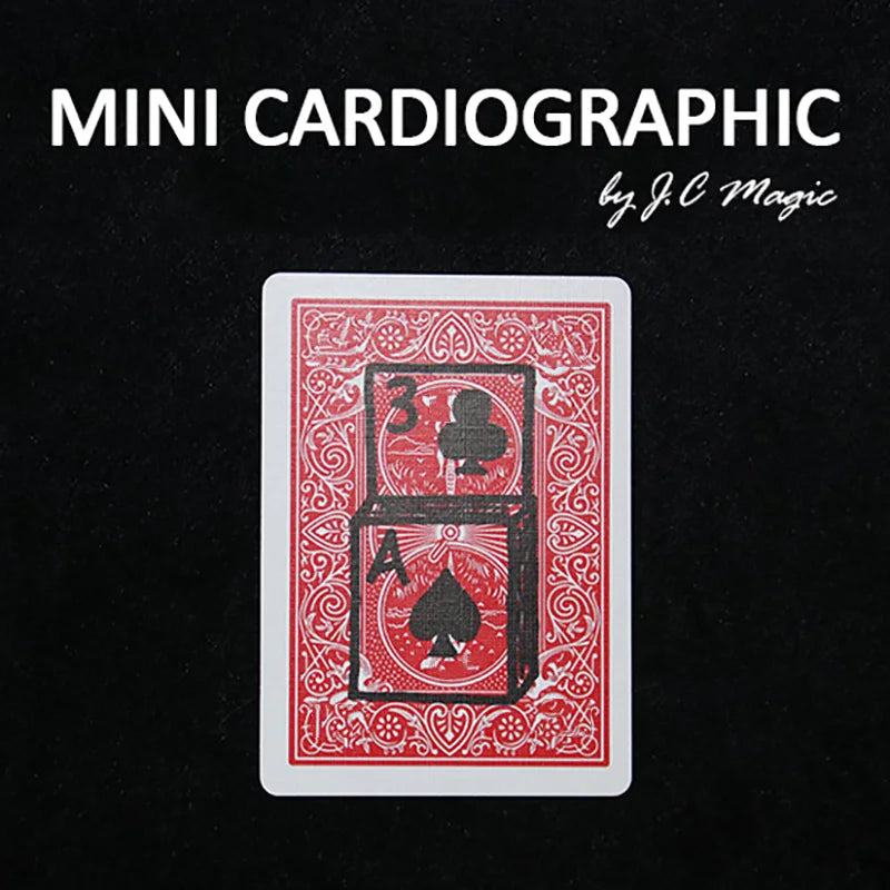 Mini Cardiographic By J.C Magic Tricks Close Up Street Illusions Gimmicks Mentalism Props Prediction Card Rising Poke Card Magia - Big Tim's Magic Emporium
