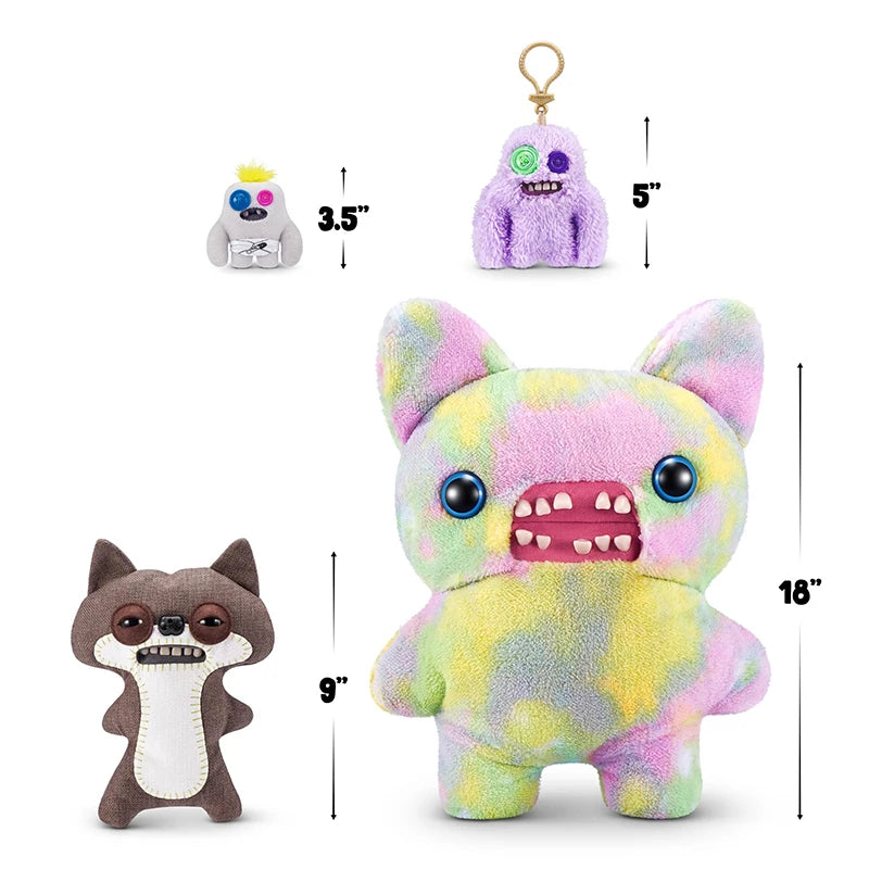 NEW Fuggler Ugly Monsters Fart Face Soft Plush Toys Butt Funny Tooth Monster Pets Dolls Stuffed Animal Toy Kids Gift Collectible