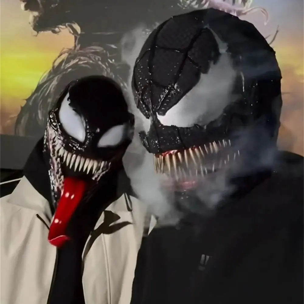 Venom 3: The Last Dance Venom Mask with Opened Mouth 1:1 Customizable Wearable Venom Helmet Movie Prop Halloween Cosplay Helmet - Big Tim's Magic Emporium