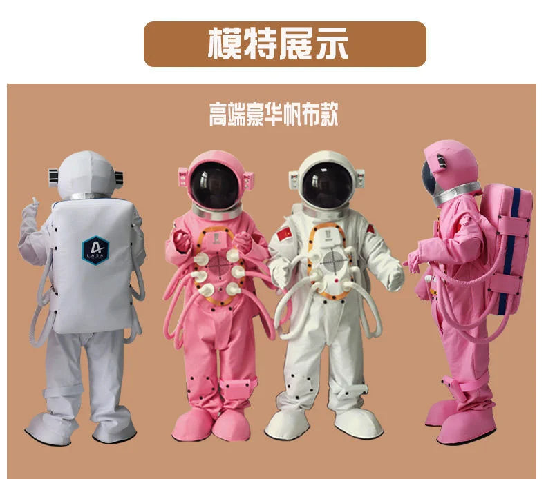 Halloween Spaceman Cosplay Costume Astronaut Cos Suit With Helmet Adult Inflatable Children's Day Photography Photo For Family - Big Tim's Magic Emporium