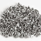 Metal Cone Studs & Spikes Screwback Rivets for Leathercraft, Clothes & DIY Hardware