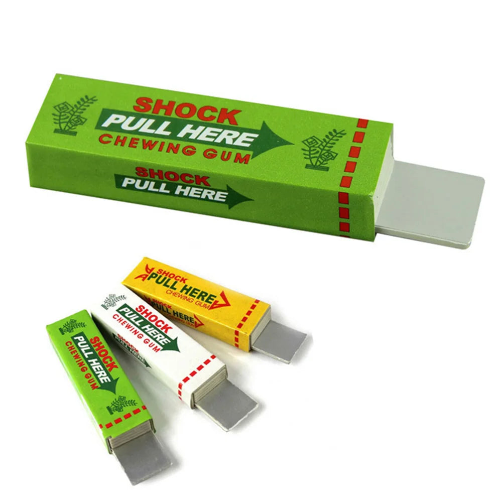 Electric Shock Joke Chewing Gum Pull Head Shocking Toy Gift Gadget Prank Trick Gag Funny Fantastic Electric Shock Chewing Gum - Big Tim's Magic Emporium