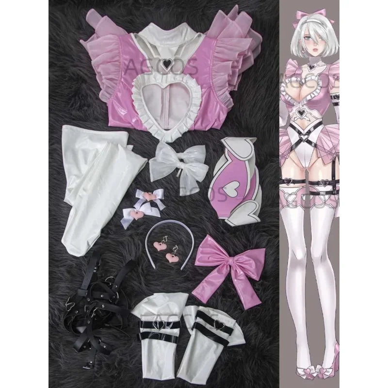 NieR:Automata YoRHa No.2 Type B Cosplay Costume | Pink Jumpsuit Set - Big Tim's Magic Emporium