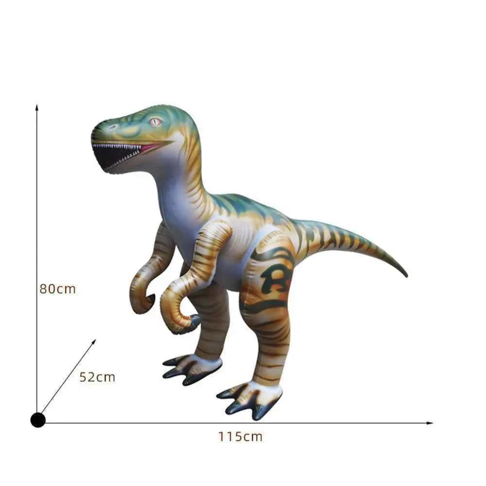 Huge Dinosaur Theme Inflatable Toys Tyrannosaurus Velociraptor Party Supplies For Jurassic Theme Photo Prop Children Baby Shower