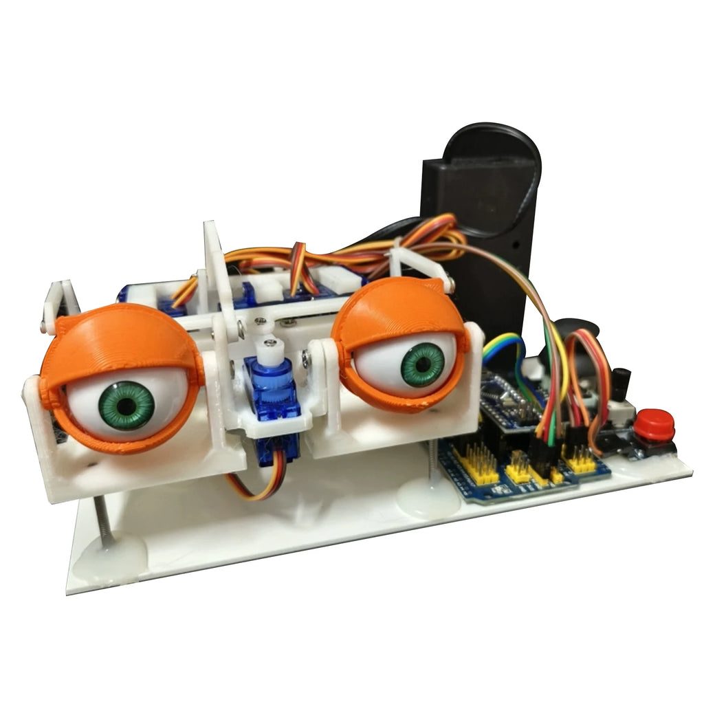 Animatronic Eyes DIY Kit for Arduino Bionic Robot SG90 Servo Joystick Control Electronic Module