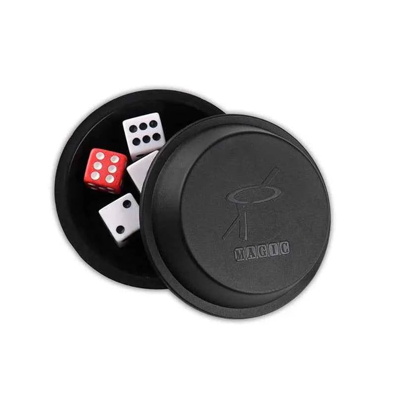 Super Flying Dice (Black Box) for party as beginners magical props for dice to fly magically interactive dice game magic tricks
