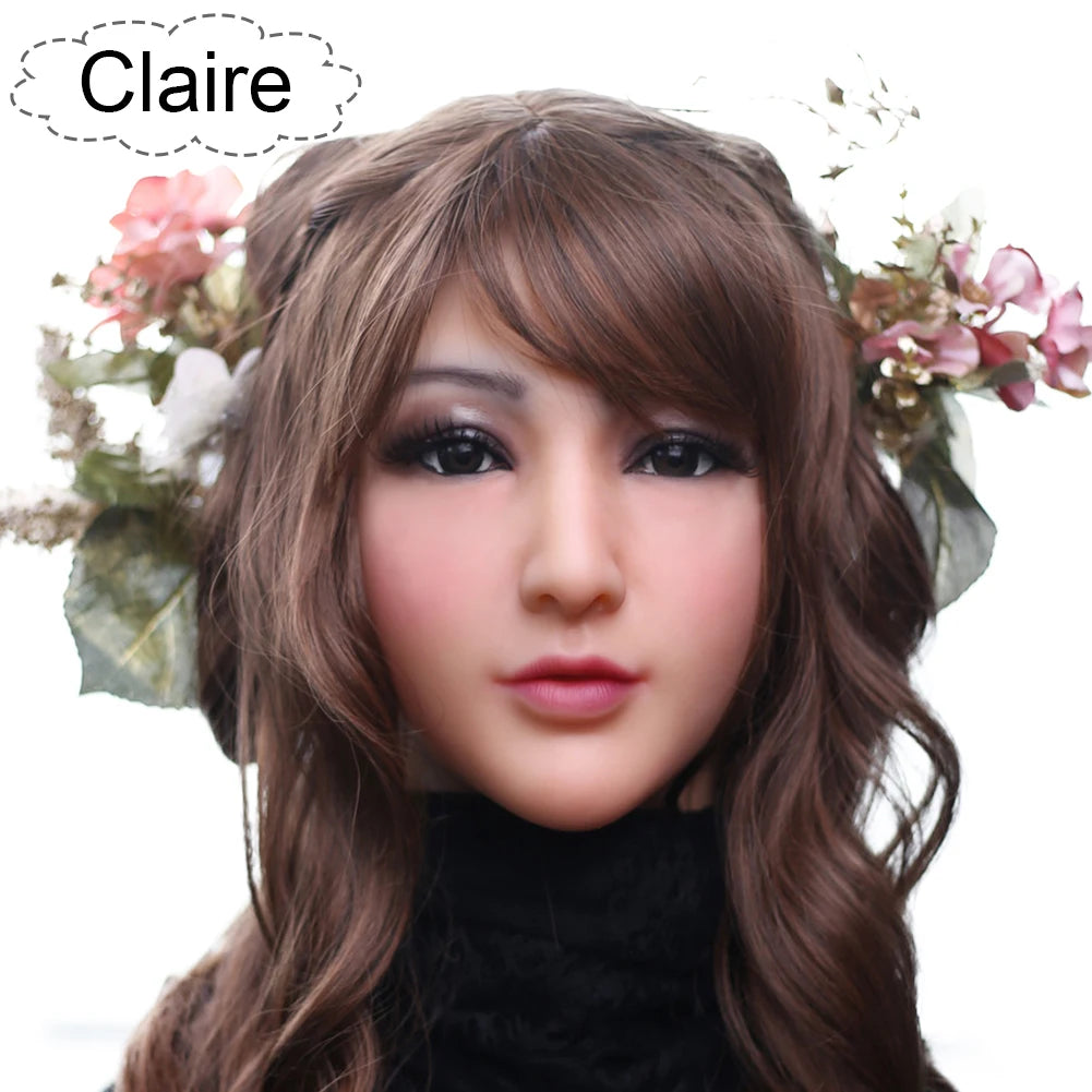 Realistic Female Mask Silicone Crossdresser Costumes Drag Queen Male to Female Crossdressing Realistic Bodysuit Skin - Big Tim's Magic Emporium