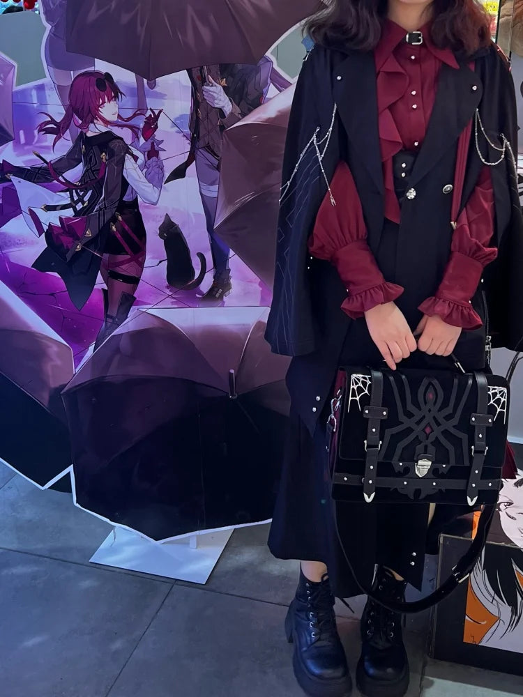 Kafka Game Honkai: Star Rail Jackets Official MiHoYo Theme Cosplay Costume Cloak Trench Unisex Hallowmas Fans Gifts - Big Tim's Magic Emporium