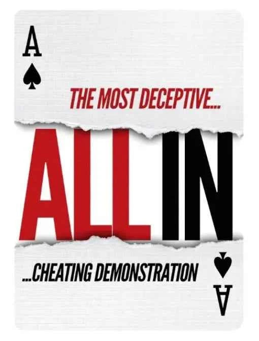 Daniel Madison - ALL IN - A most DECEPTIVE Card Cheating Demonstration - Magic tricks (Instant Download)