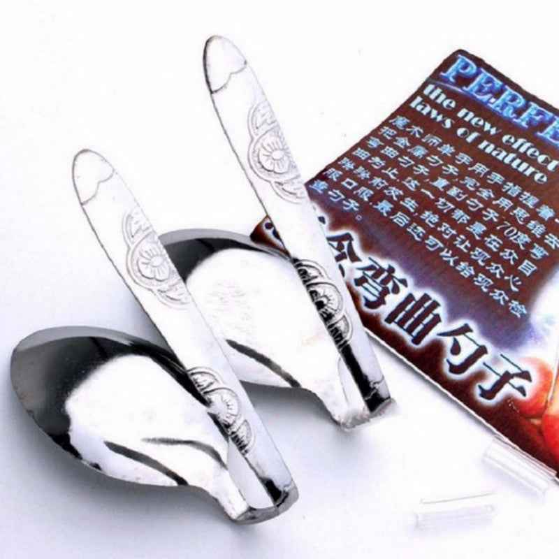 Magic Trick Perfect Bend Spoon Bending Gimmick Close Up Magician Street Stage - Big Tim's Magic Emporium