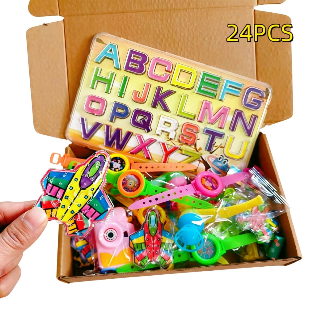 24Pcs Fun Party Favor Set Toys for Kids Birthday Party Wedding Guest Gifts Kindergarten Prizes Christmas Carnival Gift Pack - Big Tim's Magic Emporium