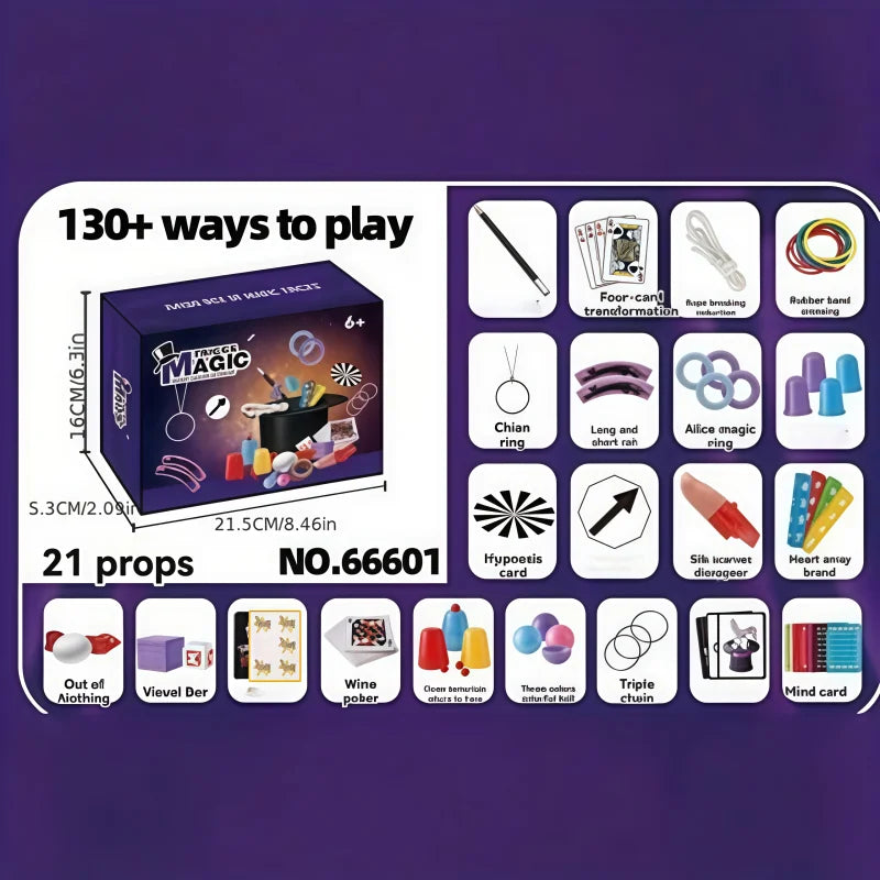 Kids Magic Gift Box Set – Beginner Close-Up Magic Kit - Big Tim's Magic Emporium