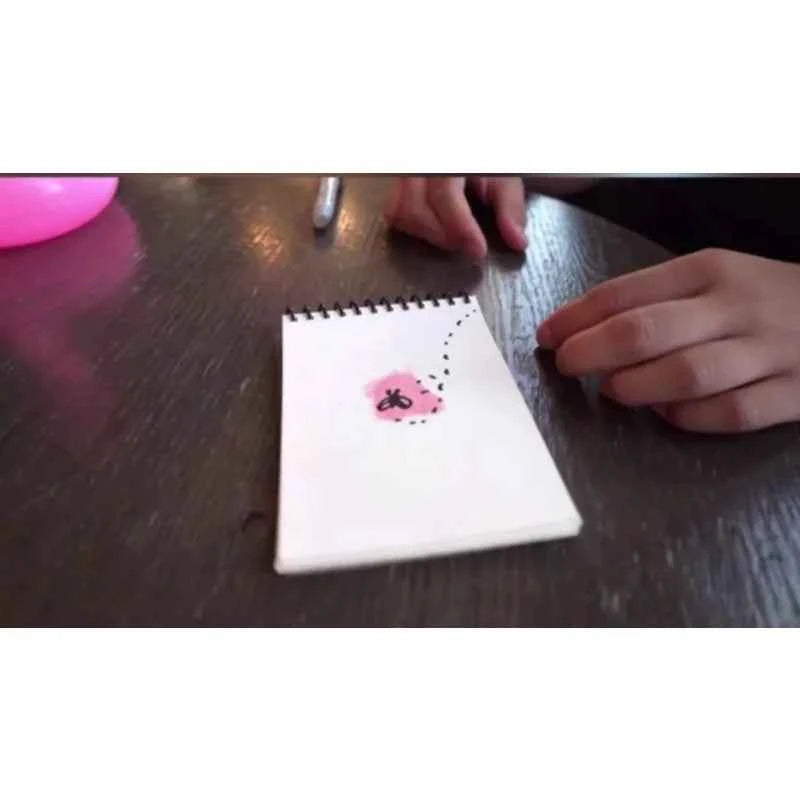 Phantom Pad Magic Trick by Alex Latorre – Real Ink Reveal Prediction Sketch Pad Close Up Street Mentalism Props Gimmicks