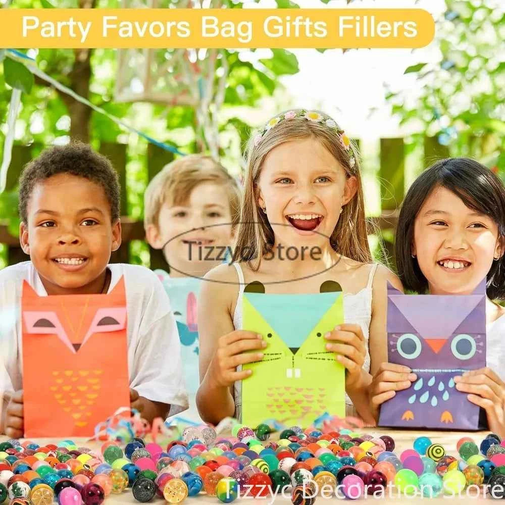 10/20PCS Bouncing Ball Toys Party Favors Birthday Gift Guests Doll Machine Accessory Children's Playground Water Buoyancy Ball