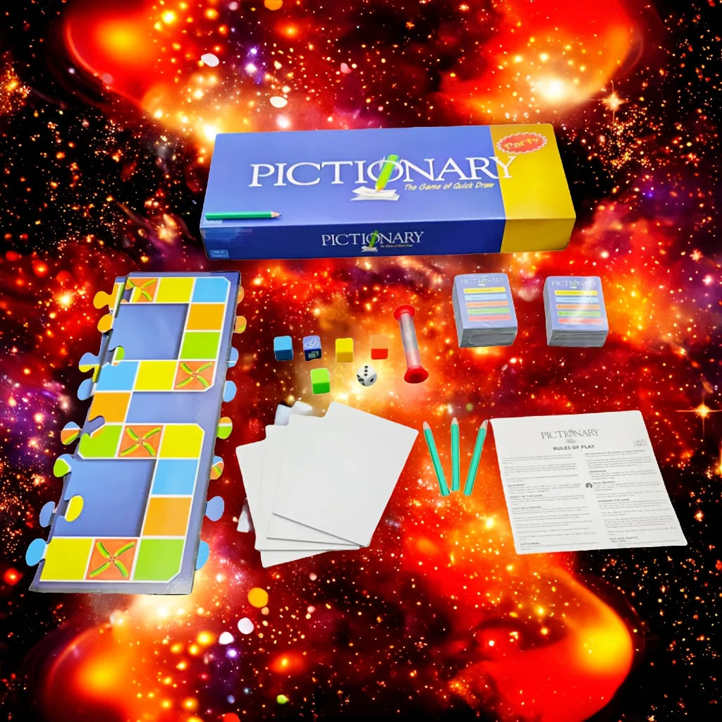 Pictionary (Party Version), a Game Specially Designed for Parties, Card Game, Board Game, Suitable as a Gift (Slight Color Difference) - Big Tim's Magic Emporium