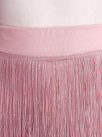 The Stardust Havana Fringe Skirt – High-Waist Tiered Tassel Performance Skirt