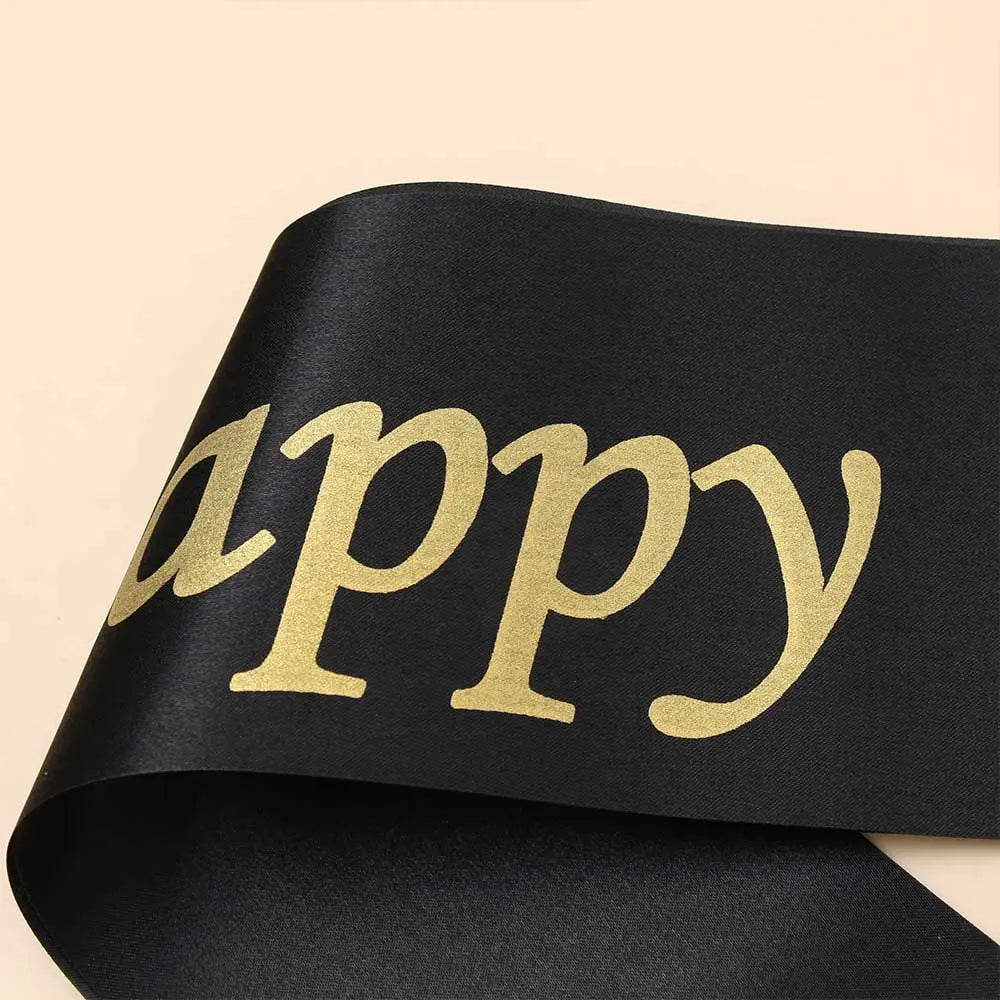 2025 Bachelor Gifts Party Decoration Happy Birthday Sash Party Favors Etiquette belt