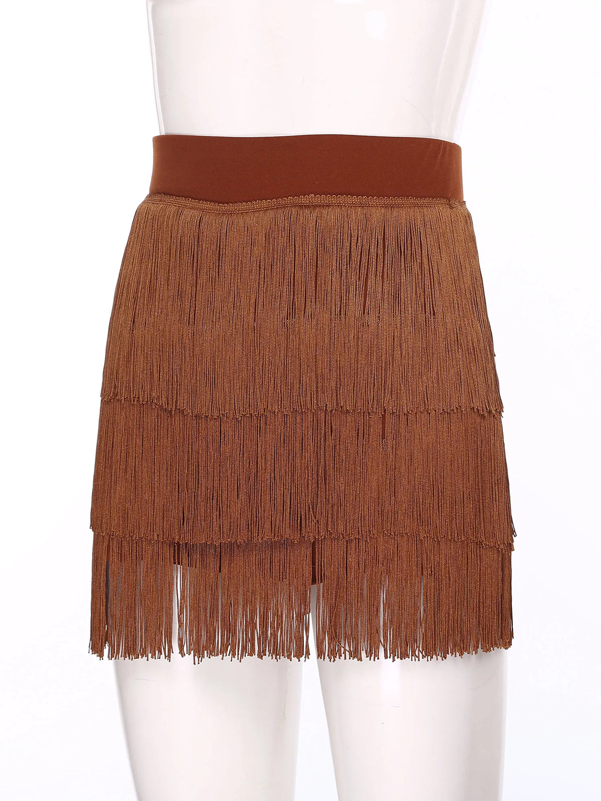 The Stardust Havana Fringe Skirt – High-Waist Tiered Tassel Performance Skirt