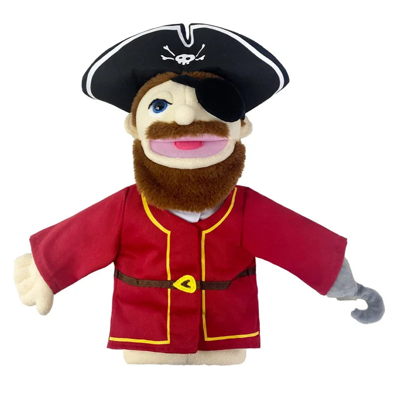 Cute Cartoon Profession Series Hand Puppet Plush Doctor Police Officer Nurse Teacher Job Puppet Ventriloquism Doll - Big Tim's Magic Emporium
