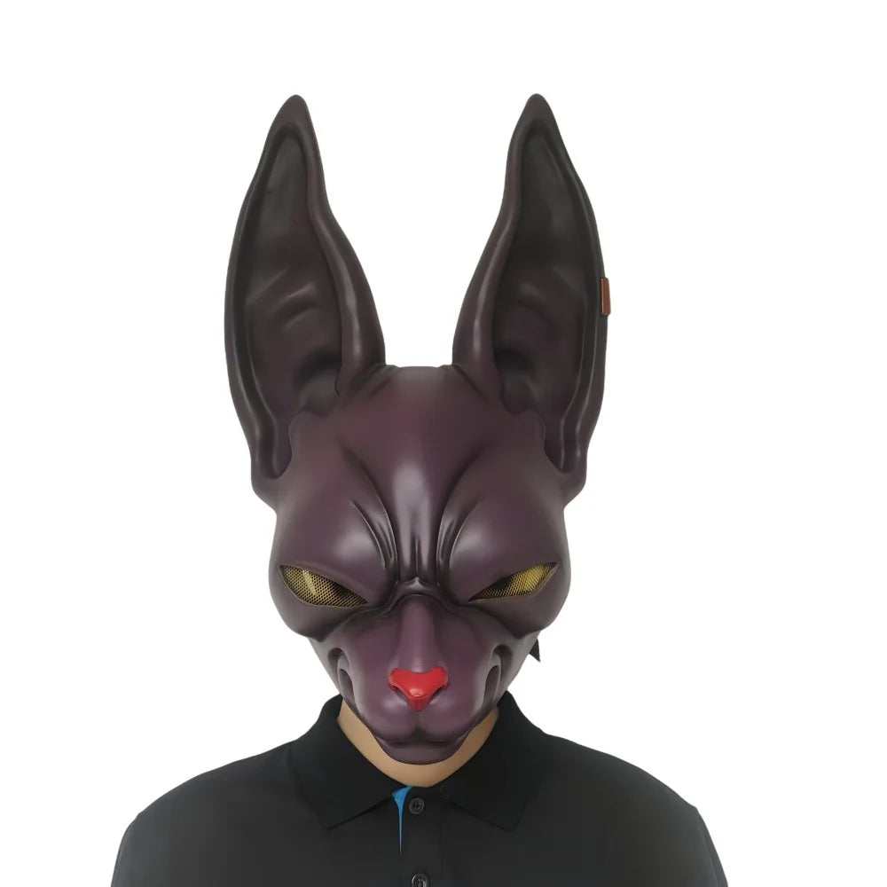 Rabbit Face Mask Game Dress up Props Ball Festival Party Mask