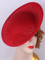 30cm Round Sinamay Fascinator Base DIY Millinery Headpiece Hat Making Blank