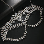 Exaggerated Rhinestone Masquerade Jewelry Face Mask
