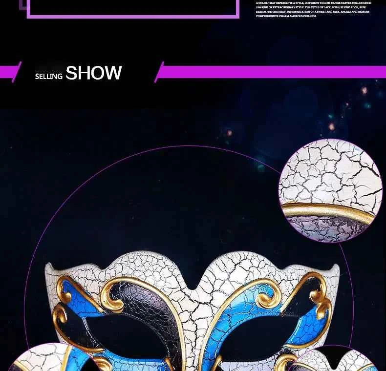 Half Face Masquerade Masks Masquerade Props Easter Halloween Theme Party Stage Theatre Festival Party Supplies